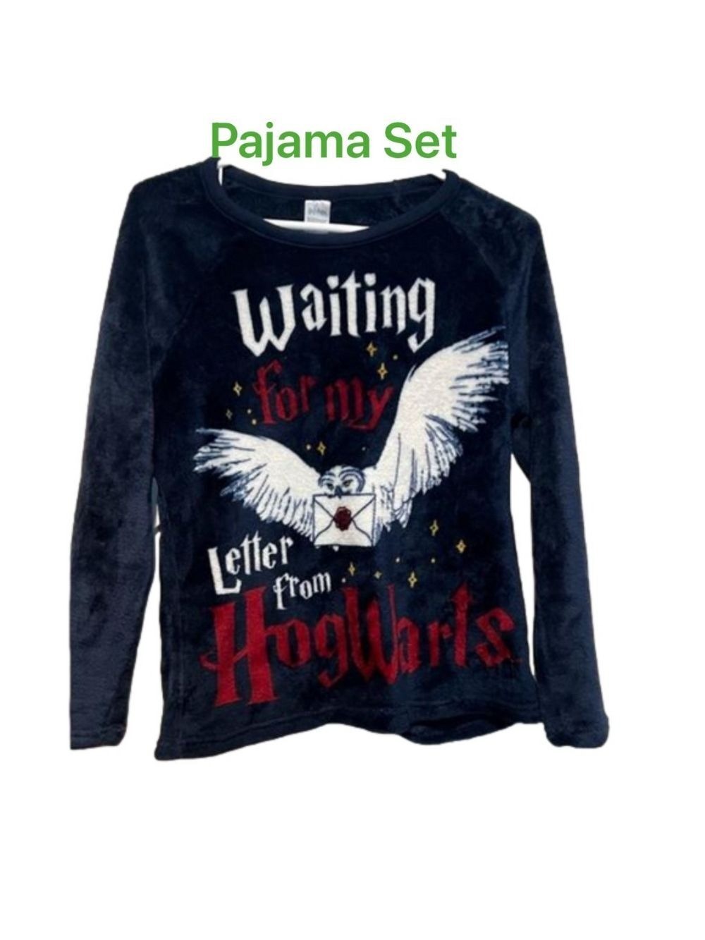 HARRY POTTER very warm pajamas. Size small